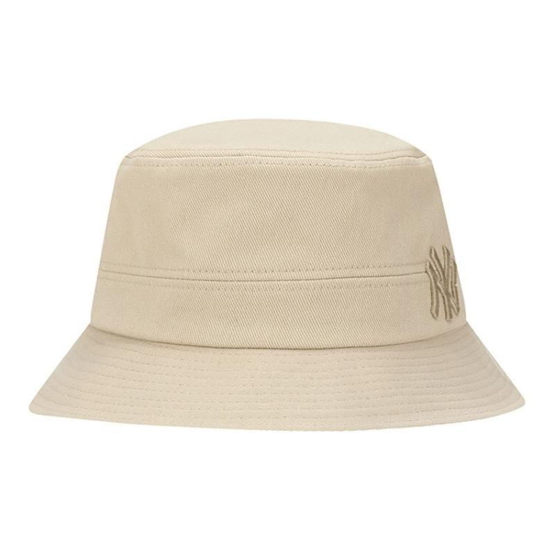 MLB Cotton Bucket Hats CPHE Unisex Beige/Black/White/Mustard Yellow Fashion 32CPHE911