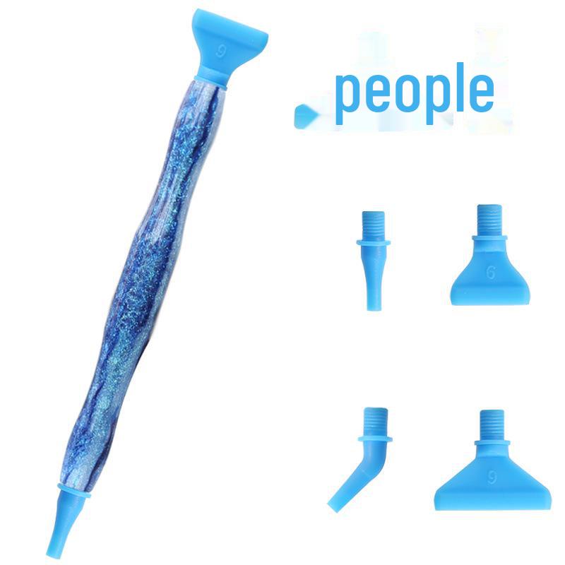 5D Diamond Painting Pen Set with Glue & Drill Bits for DIY Embroidery