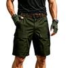 Men Cargo Shorts Relaxed Fit Outdoor Multi Pocket Casual Jogger Shorts for Summer Hiking Running Commute