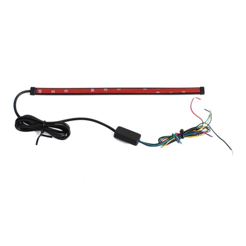 New 29cm Sequential Switchback Flowing LED Motorcycle Tail Brake Turn Signal Lights