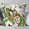 Tsubasa RReservoir Chronicle Manga Pillow Case Fashion Square Pillowcase Bedroom Sofa Room Ins Decoration Leisure