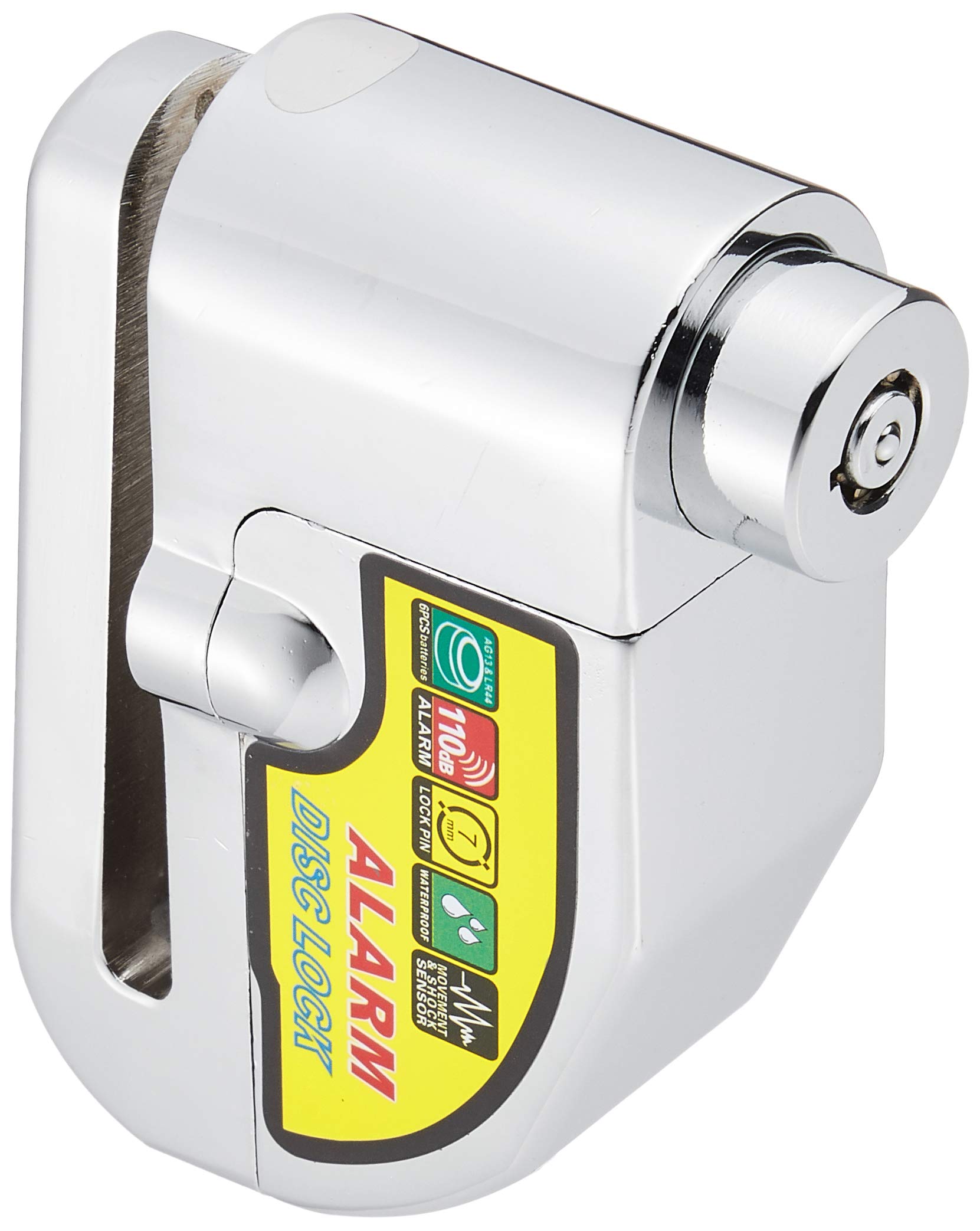 

Блокировка диска с громкой сигнализацией и ключом Disc 36638 ai-NET (Ай-Нет) [3-месячная гарантия] [Блокировка тормоза] [Противоугонный] серебряный