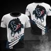 3D Digital Printed Short Sleeved Rugby Shirt Men's Round Neck Comfortable Fashionable Plus Size Breathable Casual T-shirt