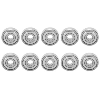 10 Pezzi Cuscinetti a Sfera Acciaio Inossidabile Alta Velocità di Rotazione Accessori per Pattinaggio a Rotelle S627Z