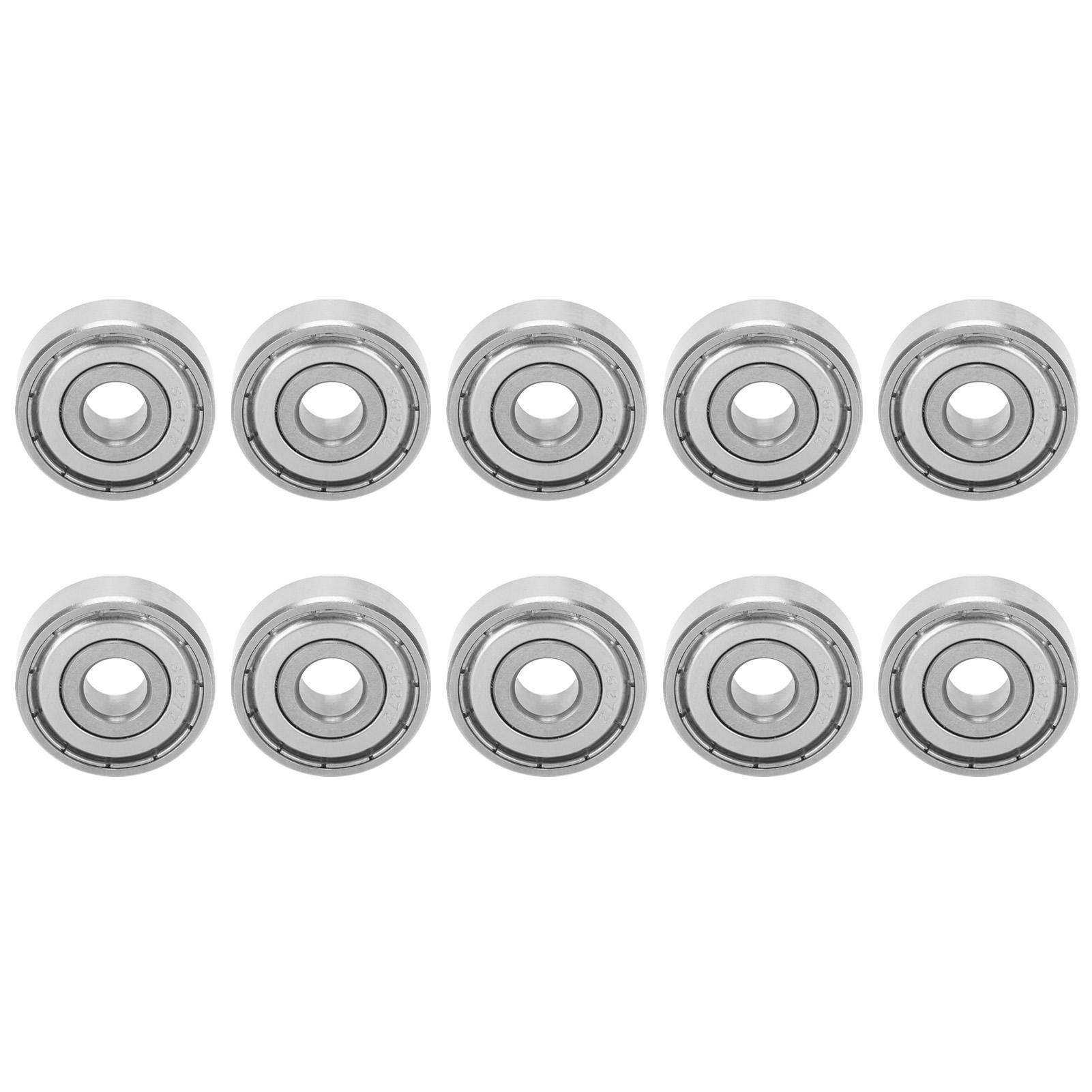 

10Pcs Ball Bearings Stainless Steel High Rotating Speed Roller Skating Accessories S627Z