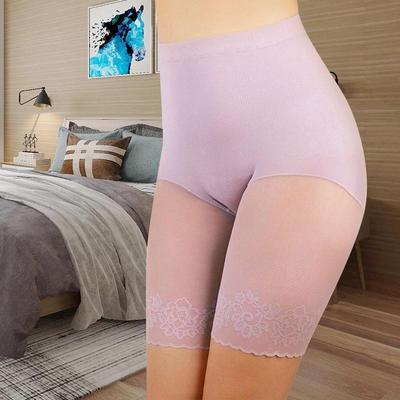 Plus Size Safety Short Pants Women Summer Seamless Under Skirt Pants Anti Chafing Boxers Female Sexy Lace Boyshorts Women