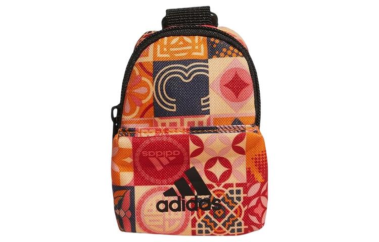 Adidas Полиэстер Кошелек для ключей Сумка для хранения Кошелек для мелочи Мини Унисекс Красный HI4661