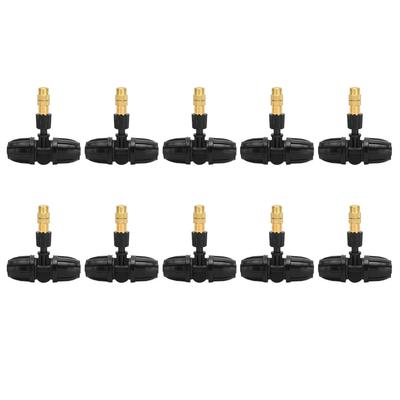 10 Pezzi Raccordo a T per Irrigazione Giardino Ugello Nebulizzatore Atomizzante Spruzzatore a Nebbia per Tubo Acqua 8/11