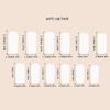 White French Tip Halloween Press on Nails Medium Square Fake Nails with Pumpkin Design Spider Bat False Nail Full Cover Glossy Acrylic Glue on Nail