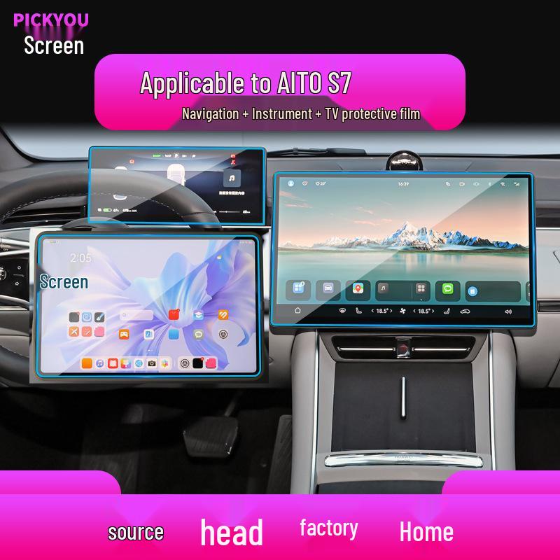 Zhijie S7/R7 Car Interior Screen Anti-Scratch Protective Film for 26 Models