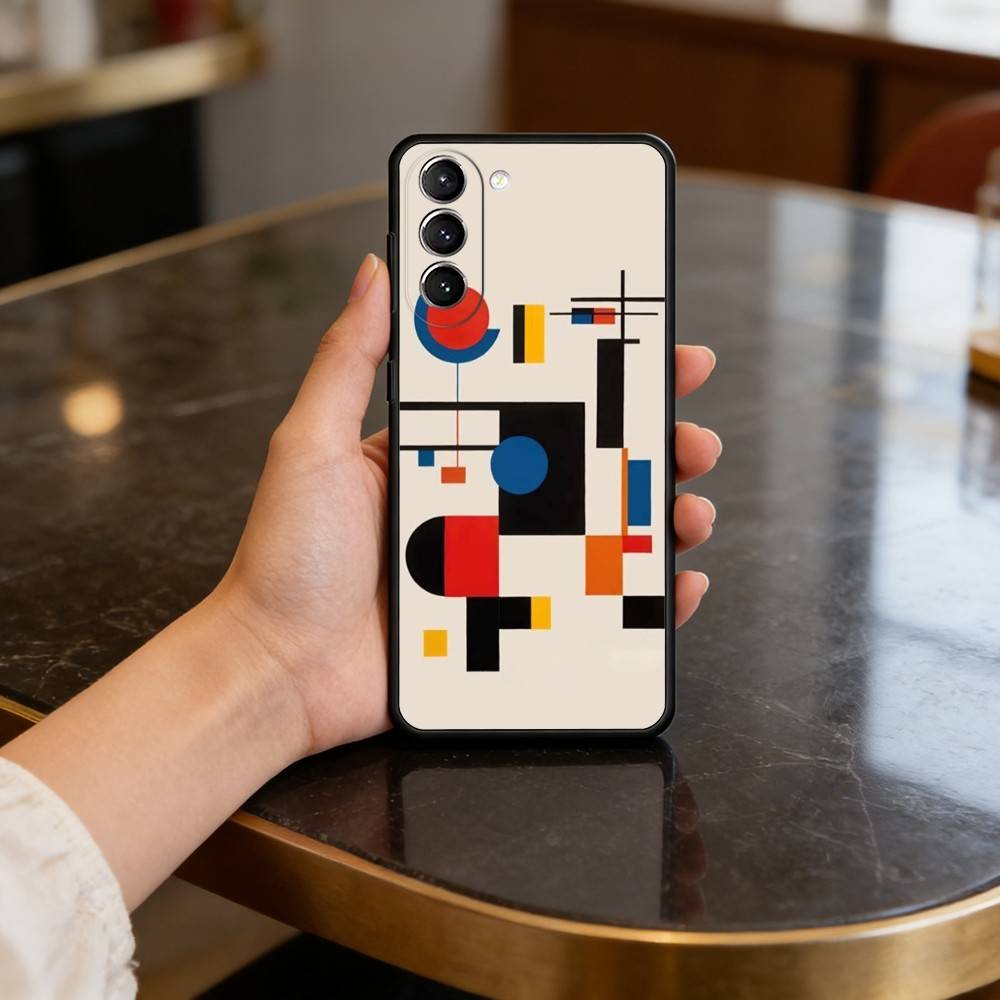 G-Geometric B-Bauhaus art Case for Samsung Galaxy S21 S25 FE S24 S23 Ultra S20 S9 S22 Plus S10 TPU Cover