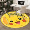 Pikachu,Pokémon Chair mat Round Rug Office carpet, Machine Washable, Non slip, Suitable for Living Rooms, Bedrooms