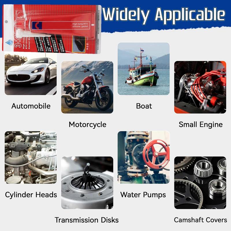 Sigillante per Guarnizione della Testa Sigillante per Guarnizioni Sigillante Automobilistico Impermeabile e Resistente all'Olio Sigillante ad Alta Temperatura Sigillante per Motore Per Incollaggio