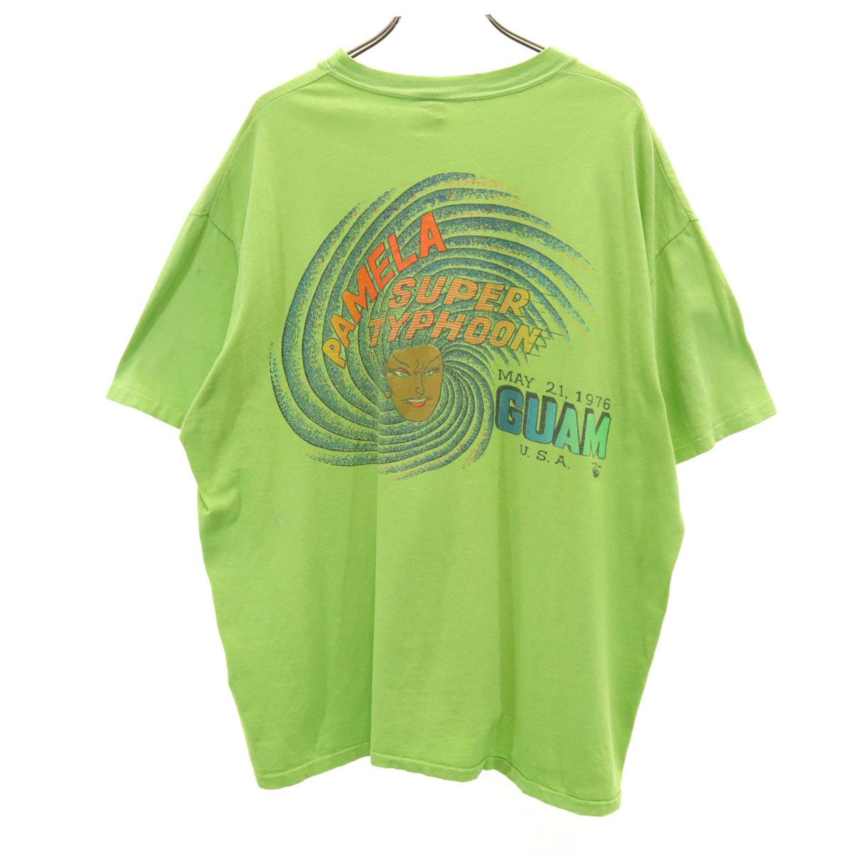 

HI CRU by STEDMAN 70s Made in USA Vintage Back print Short sleeve T-shirt Men s Used