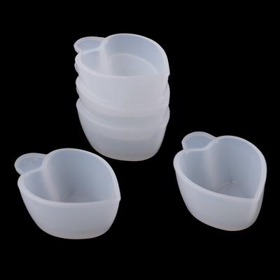 5 pezzi misurino in silicone gioielli fai da te stampi per colla in resina con scala di cristallo