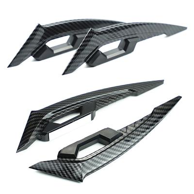 1 paire d'ailerons de moto, aileron latéral avant de moto, ensemble d'ailes aérodynamiques, accessoires de décoration d'ailes fixes pour moto