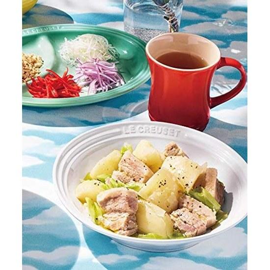 Le Creuset Deep Plate Neo Shallow Dish 22 Cm 800 Ml Cherry Red Heat Resistant Cold Microwave Oven Compatible Baking