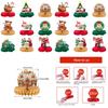 Claus Santa Christmas Reindeer Honeycomb Tabletop Decor Paper For Celebrations