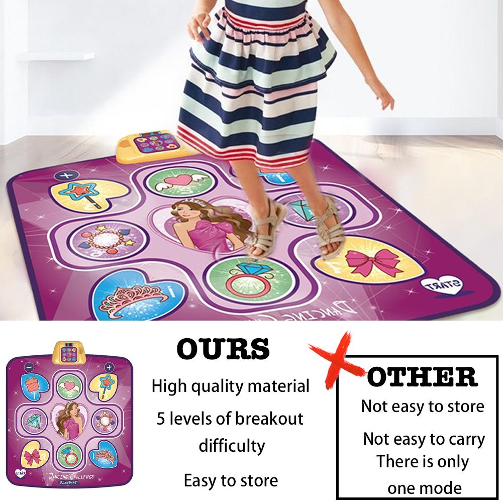 Electric Dancing Mat Parent-Child Game Machine Interactive Keyboard Electronic Blanket Blanket D1T2