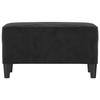 349402 vidaXL Bench Black 70x35x41 Cm Velvet