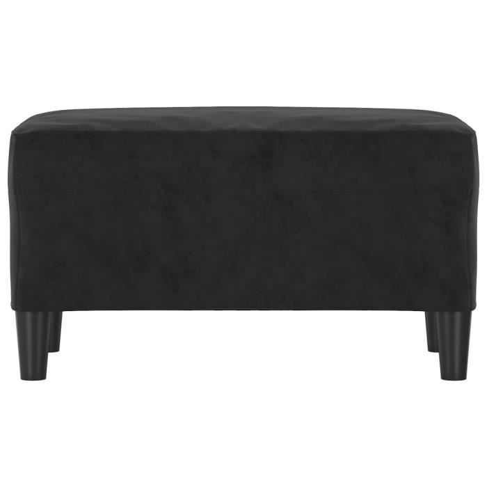 349402 vidaXL Bench Black 70x35x41 Cm Velvet