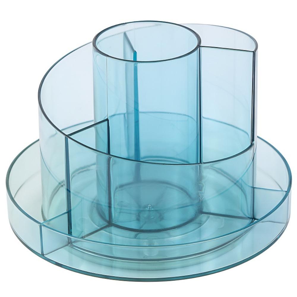 Simple Makeup Brushes Holder 360°Rotating Stationery Organizer Pen Storage Box  Tabletop Storage