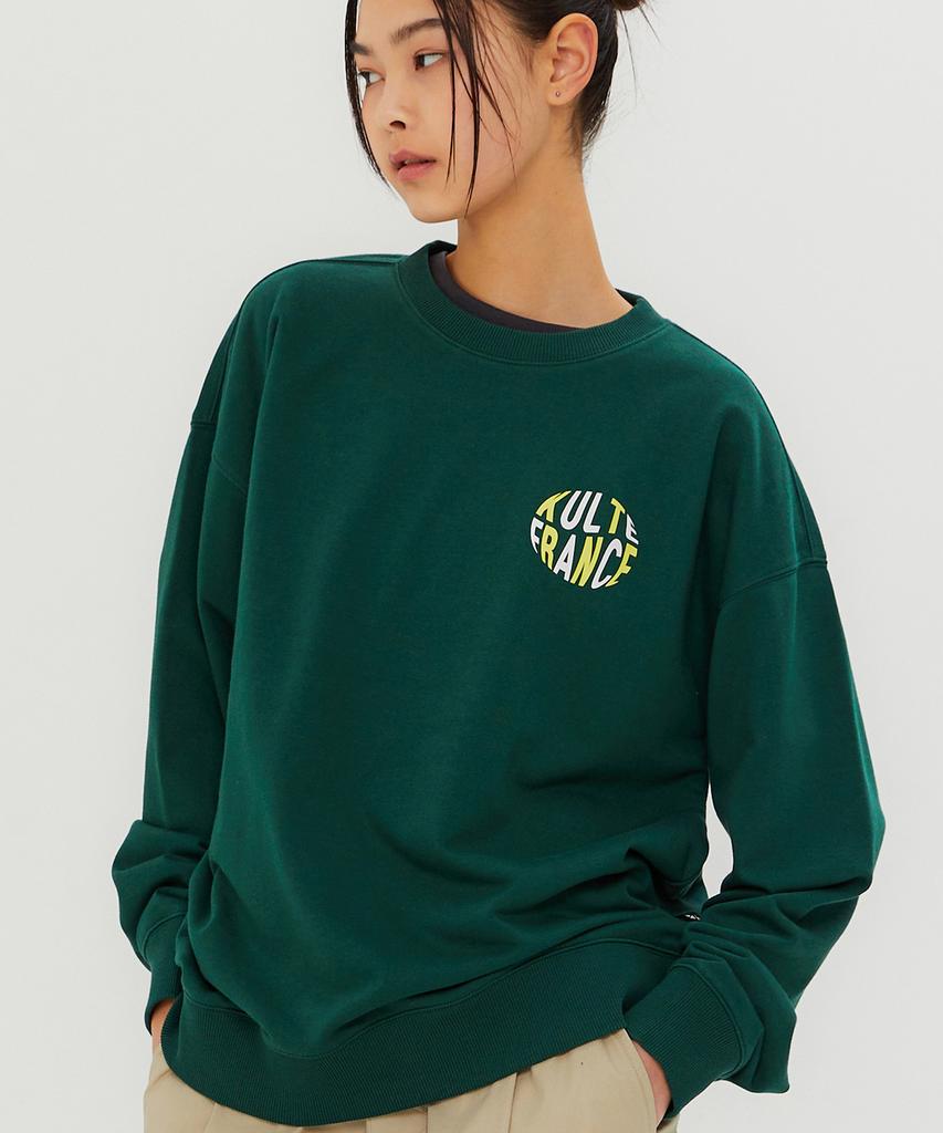 KULTE Wave Logo Crewneck Green