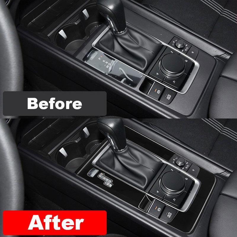 Car Center Gear Shift Box Cover Carbon Fiber Protector Sticker For 2023-2025 Mazda CX-50 Gas (not for CX50 Hybrid) Accessories