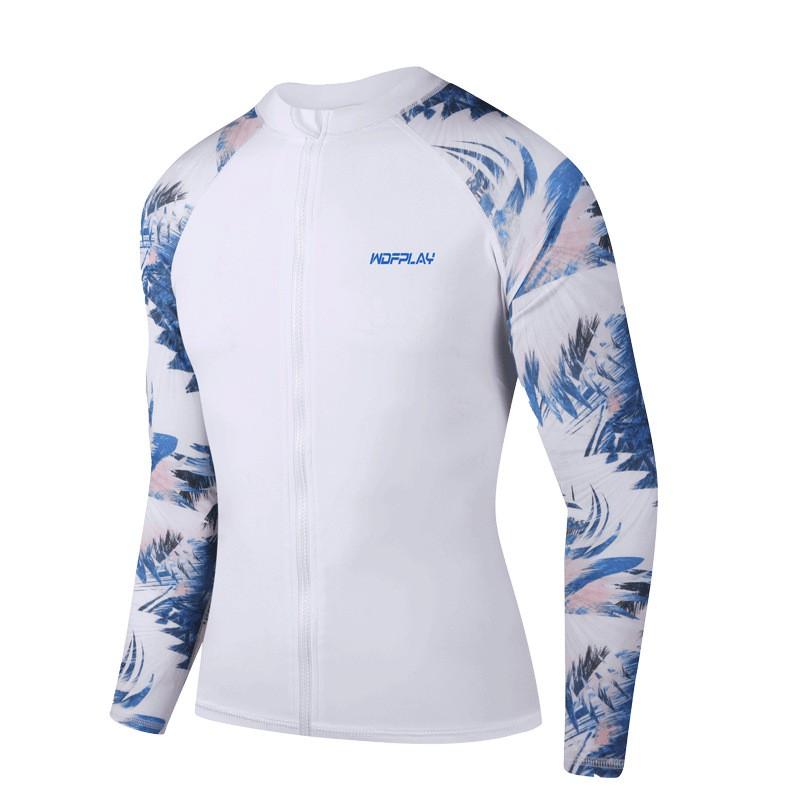 Herren Schnelltrocknendes UV-Schutz Rash Guard Set Langarm-Oberteil Langbeinige Hose Surfen Tauchen Schwimmen