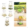 Bamboo Woven Basket ,Kitchen Counter Organizing ,Portable, Fruit Food Vegetable Storage for