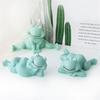 Use Friendly Candle Silicone Frogs Molds Easy Release Frogs Shaped Candle Silicone Molds for Handmade Candle and Soaps