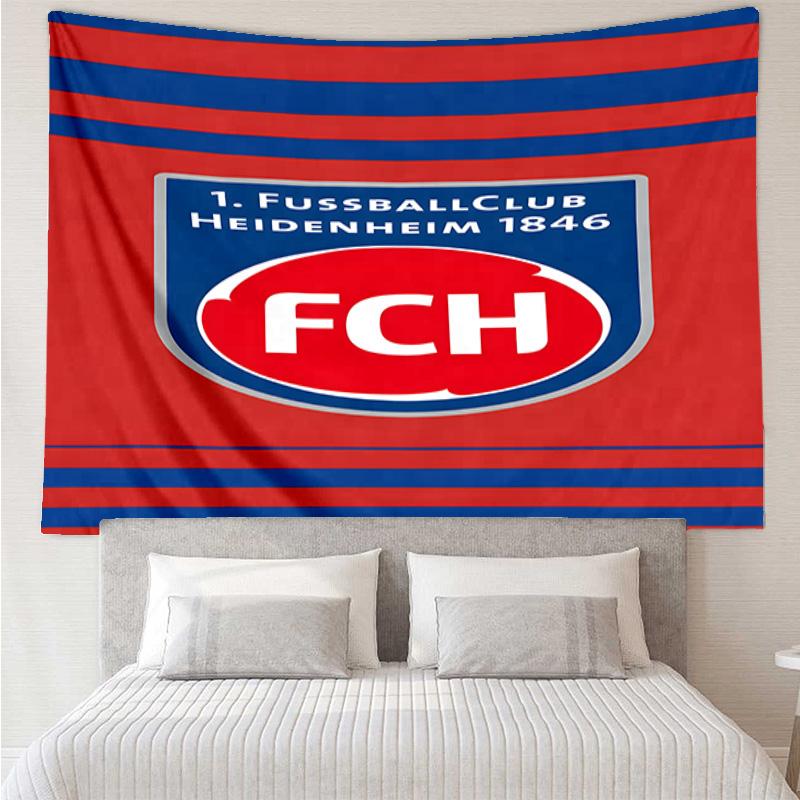 Heidenheim Squad Printed Tapestry, for Bedroom,Livingroom, dormitory, Large Wall Decor, Fabric Decor Fan Birthday Gifts