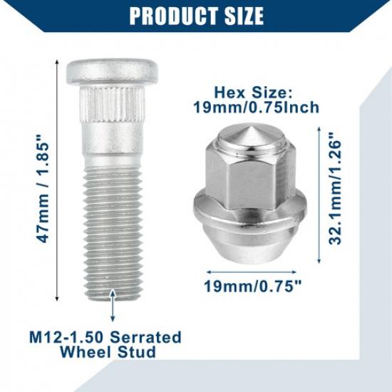 1 Set Wheel Stud Bolts for Ford Fiesta Focus For Lincoln MKC CV6Z1012C/ACPZ1012H