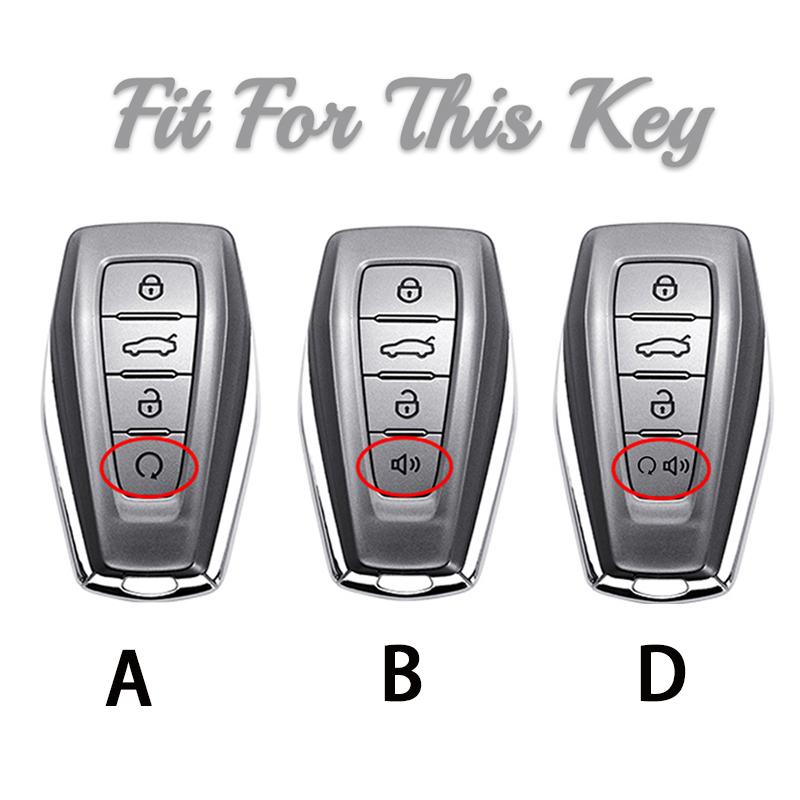 TPU Car Key Cover Case for Geely Emgrand Global Kulrey Hawk GX7 Okavango NL3 SUV GT GC9 Coolray X6 X7 EX7 Geometry C Keychain
