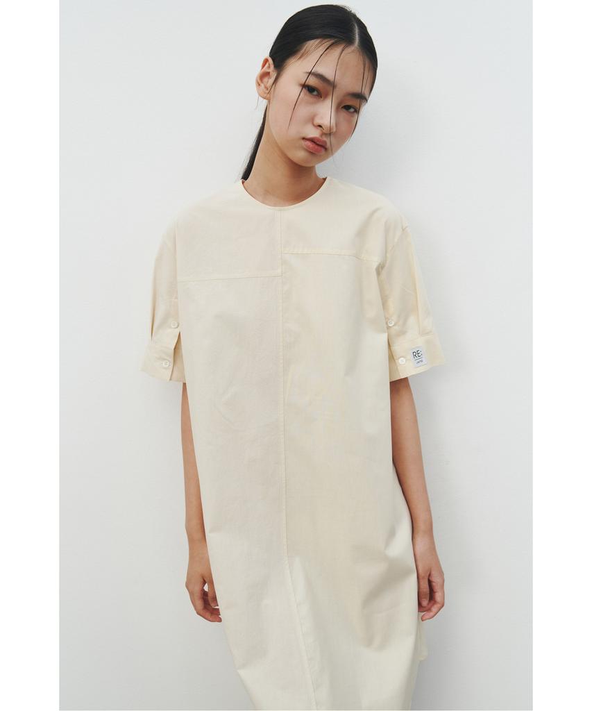 Recorde Mock Neck Split Dress_Rqdam25572Ivx