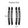 AABGB1 4Pcs Car Styling Wheel Hub Stickers Decoration Strip For Lexus ES RX NX LS UX LM LX GX LC RZ IS250 RX350 LS500 LX600 NX260 CT200