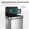 60 L Sensor Can, Sensor Bin with Soft-Close Lid, Fingerprint-Proof Stainless Steel, Silver Tone