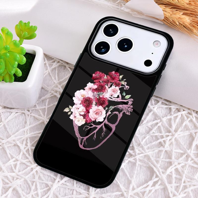 Heart Art Phone Case for iPhone 17 Air 16 15 11 12 14 13 Pro Max Shockproof Cover