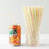 100 pcs Disposable Bendable Colored Plastic Straws for Juice and Drinks