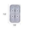 (Blue) Bulldog Ice Cube Tray Bulldog Shaped Ice Cube Mold Silicone Ice Cube Tray