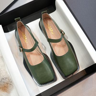 Fashion Spring and Autumn Women's Leather Shoes Ladies Casual Shoes Fashion Flat Loafers British Style Office and Banquet Free Shipping