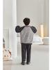New Boys' Flannel Pajama Set - Warm Autumn/Winter Coral Fleece