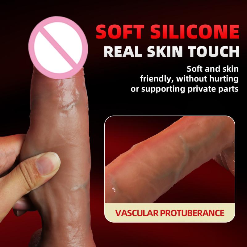 Realistic Dildo Penis Silicone Thrust Heating Remote Vibrator For Women Big Cock Masturbation Sex Toys Adult Products Sex Shop