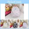 Adorable Cartoon Nylon Backpack For Kids With Curved Strap In Various Colors