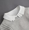 Fashion White Fake Collar Women Detachable Collars Black Woman False Collar Lace Removable Half Shirts Tie Top Collars Decor