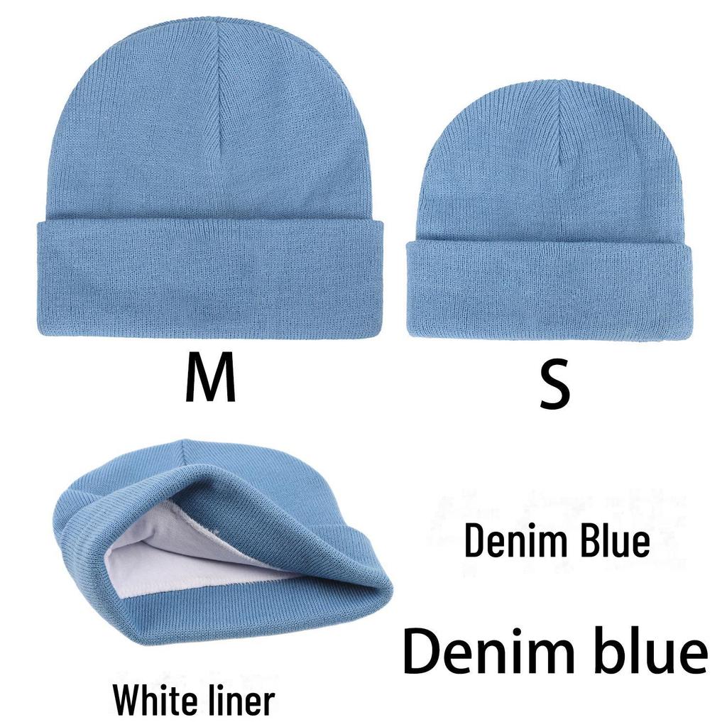 Autumn and Winter Knitted Parent-Child Woolen Hat for Children and Adults