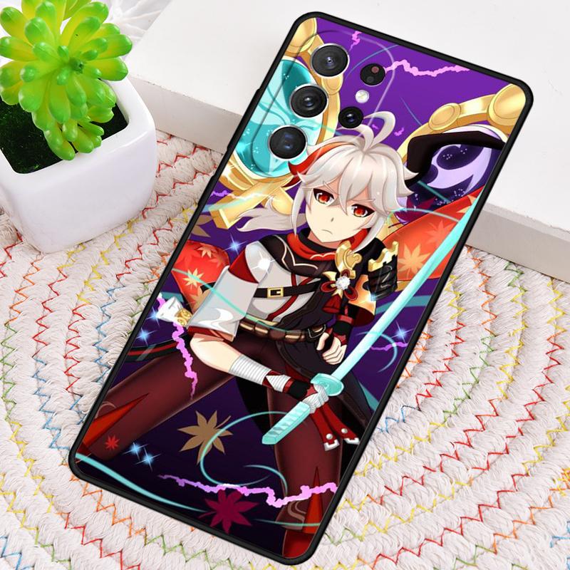 Kaedehara Kazuha Genshin Impact Silicone Phone Case For Samsung Galaxy note 10 pro S26 S25 S24 S23 S22 S21 Plus S25Ultra Cover