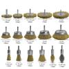 T-Shaped Electric Wire Brush with Handle for Rust Removal and Metal Cleaning - 6mm Handle