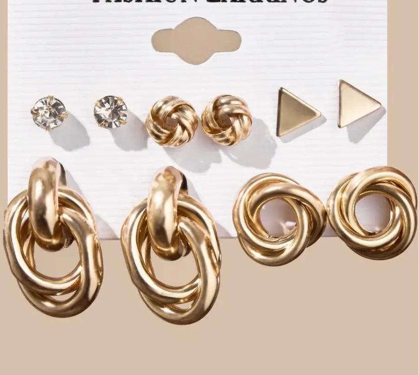 XP17 Perlenohrring-Set - Trendig und modisch