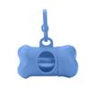 20 Rolls Pet Dog Plastic Clean Trash Waste Bags with Bone Shape Bag Dispenser Holder (Black)